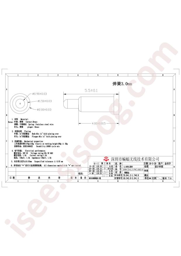 BWCD-L5.5W2.0H3.0