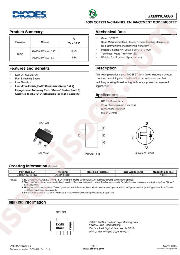ZXMN10A08GTA
