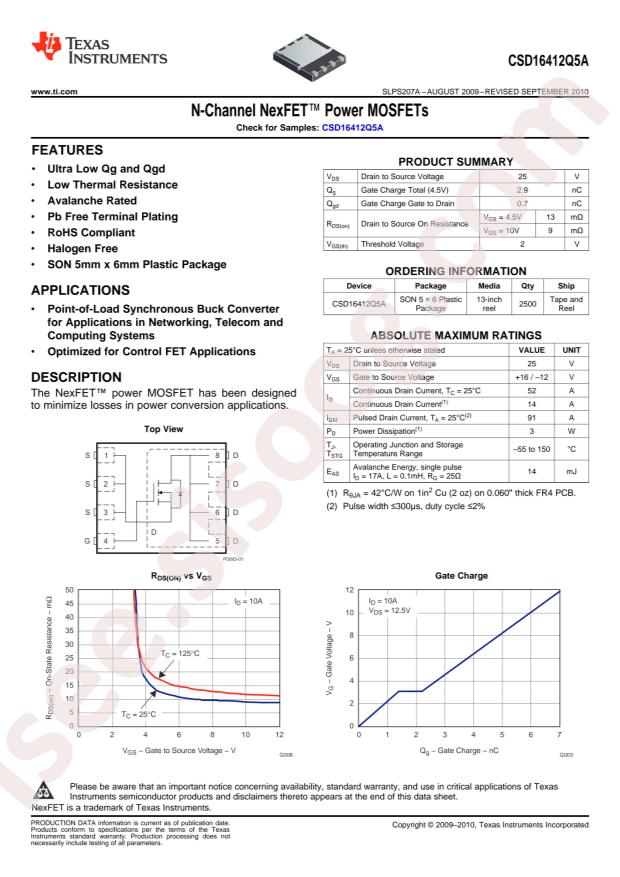 CSD16412Q5A