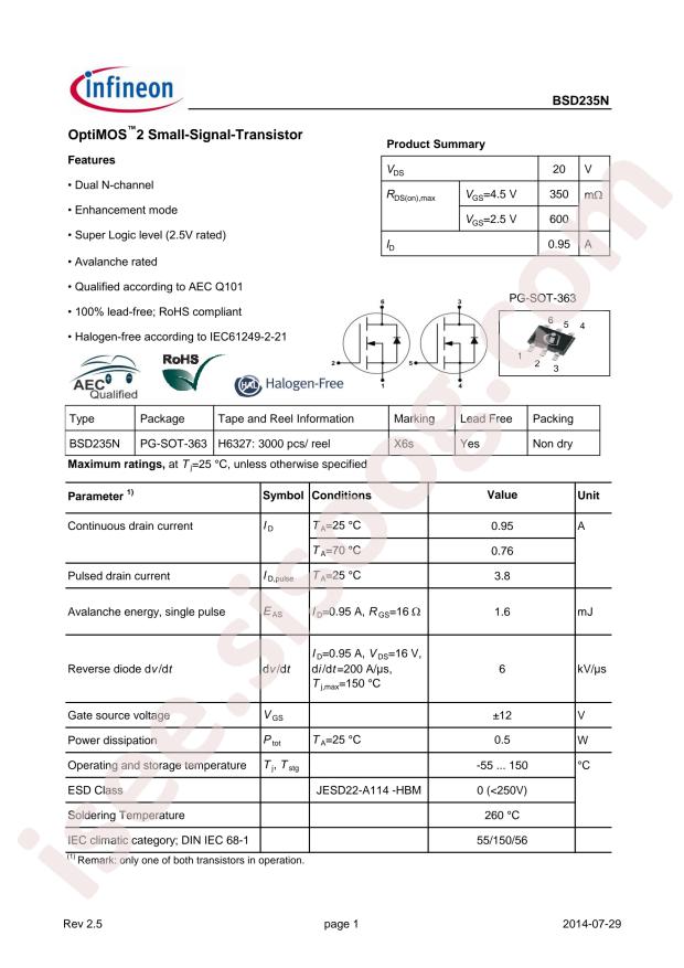 BSD235N H6327