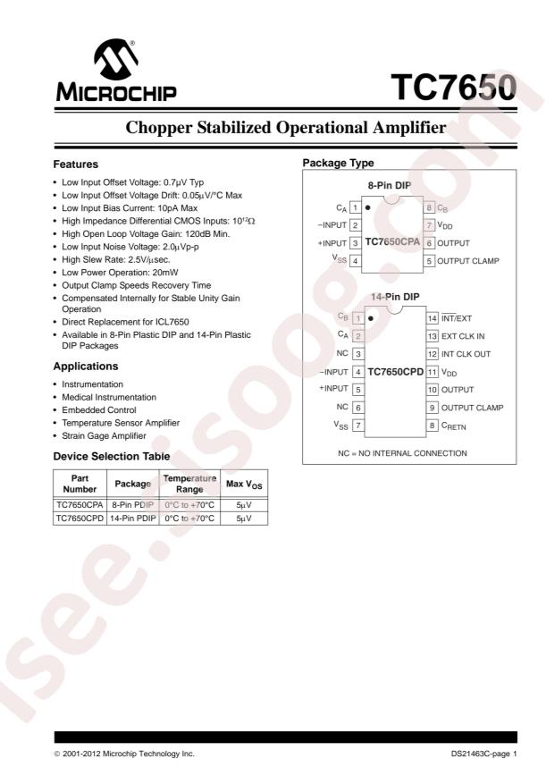 TC7650CPD