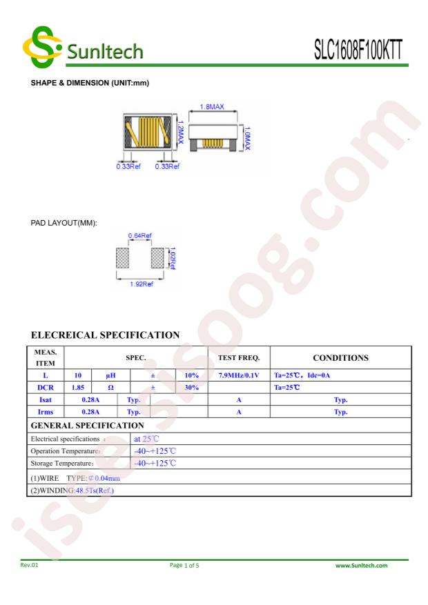 SLC1608F100KTT