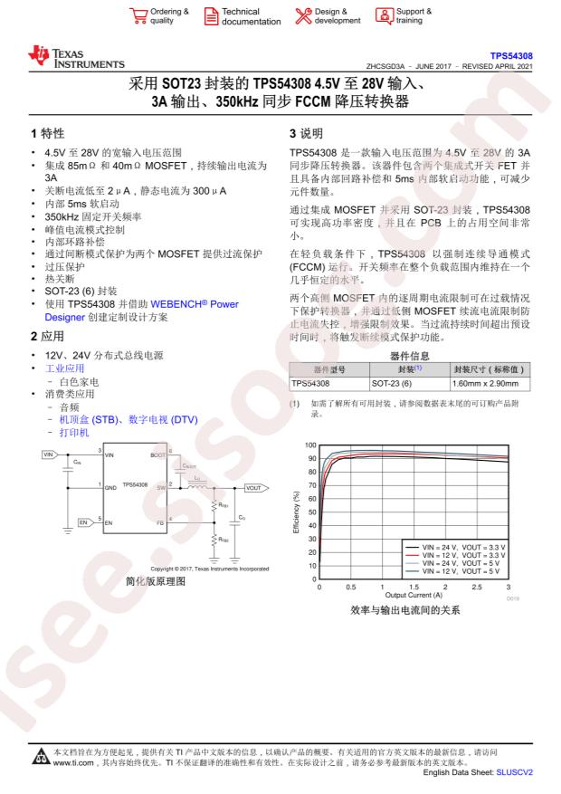 TPS54308DDCT