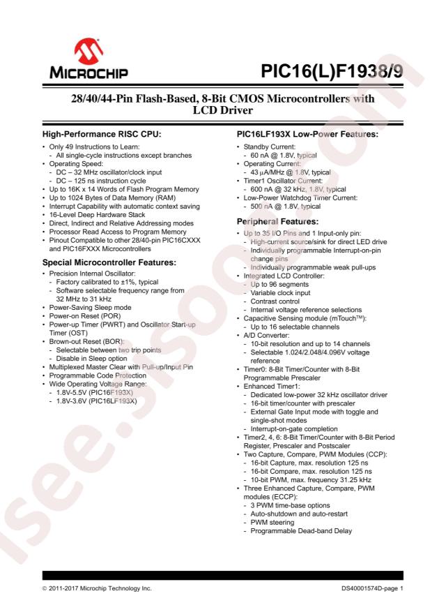 PIC16LF1938-I/SS