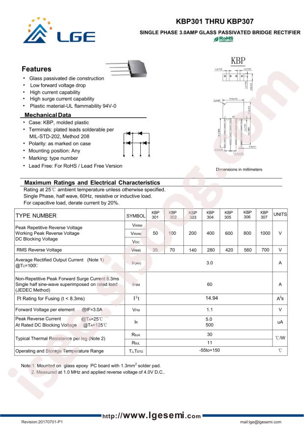LGE KBP307