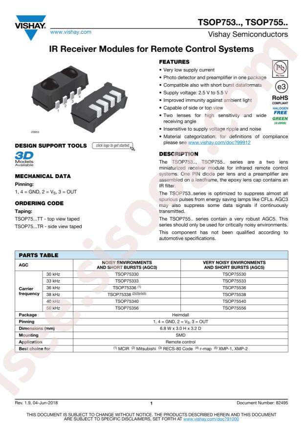 TSOP75338TT