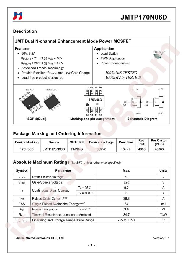 JMTP170N06D