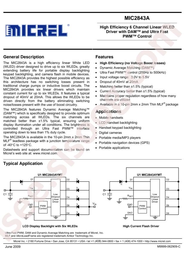 MIC2843AYMT-TR