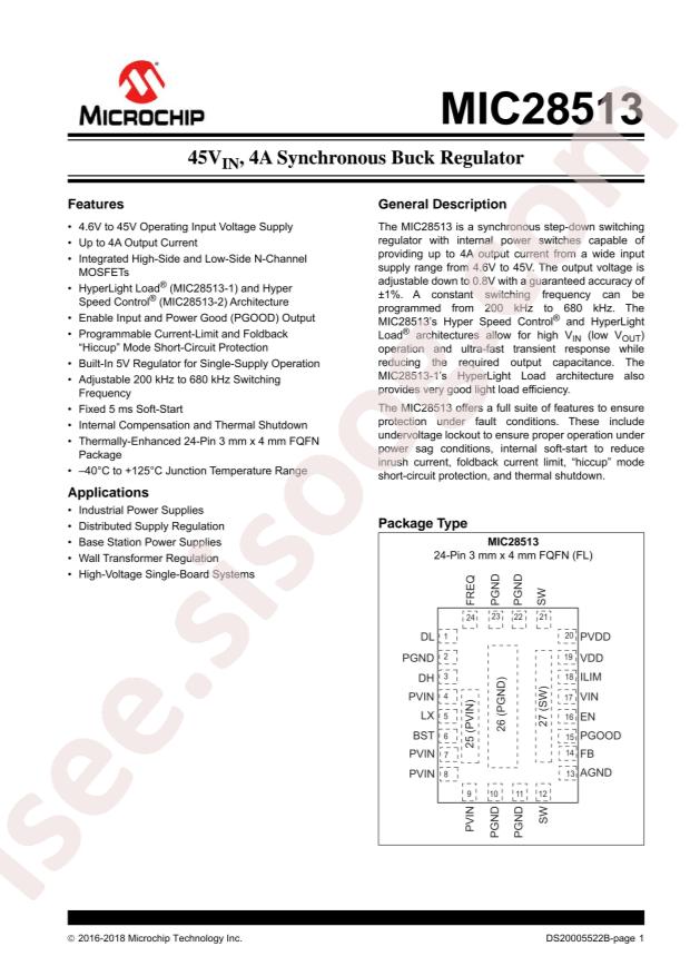 MIC28513-2YFL-TR