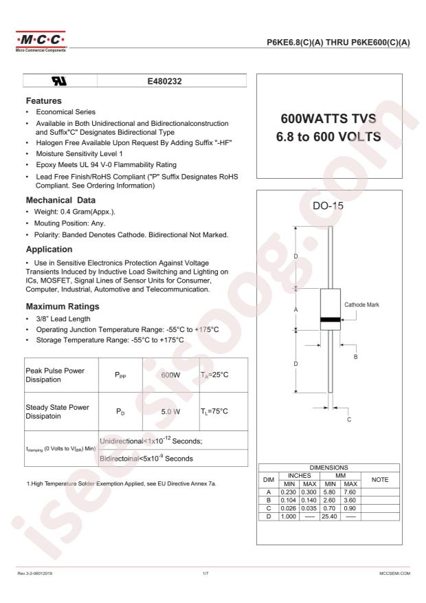 P6KE180A-TP