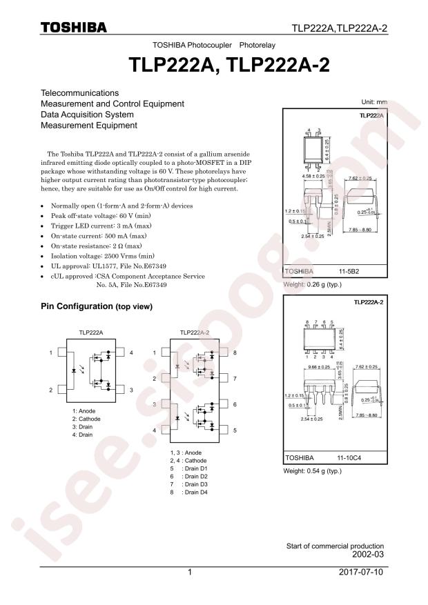 TLP222A-2(F)