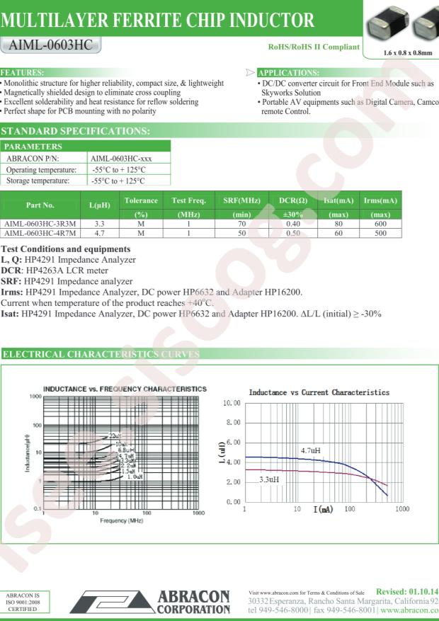 AIML-0603HC-3R3M-T