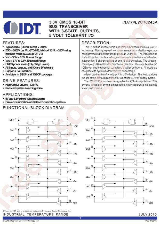 74LVC16245APAG8