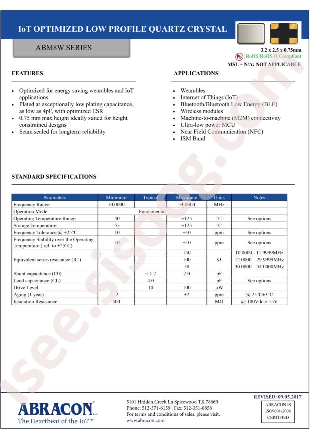 ABM8W-16.0000MHZ-8-D1X-T3