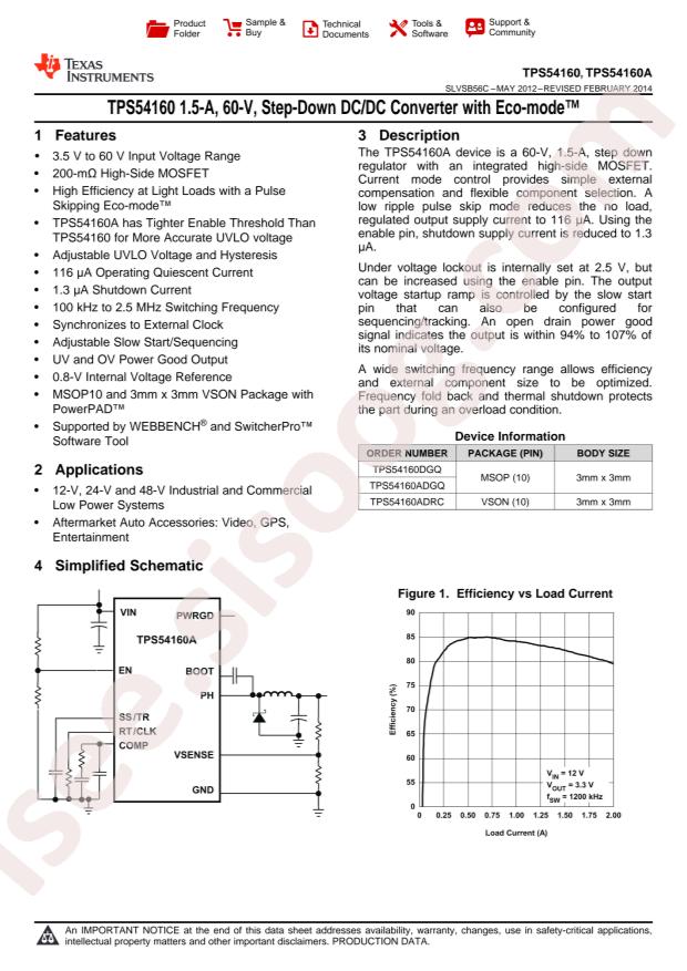 TPS54160ADRCR