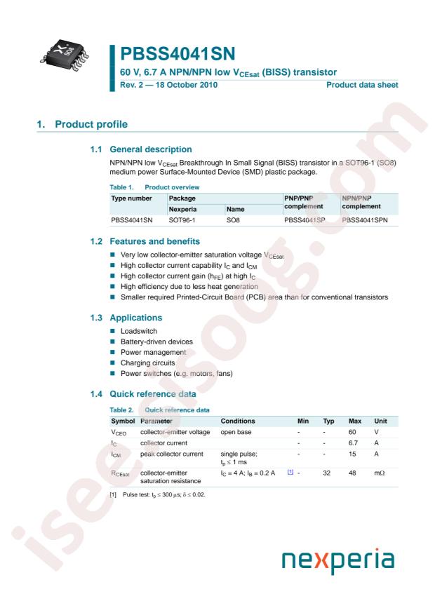 PBSS4041SN,115