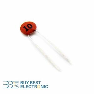 CERAMIC DISC CAPACITOR 10PF 50V