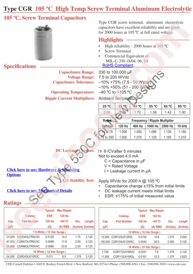 CGR622U050R5L