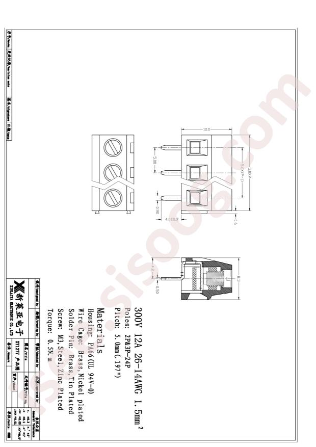 XY127V-5.0-2P