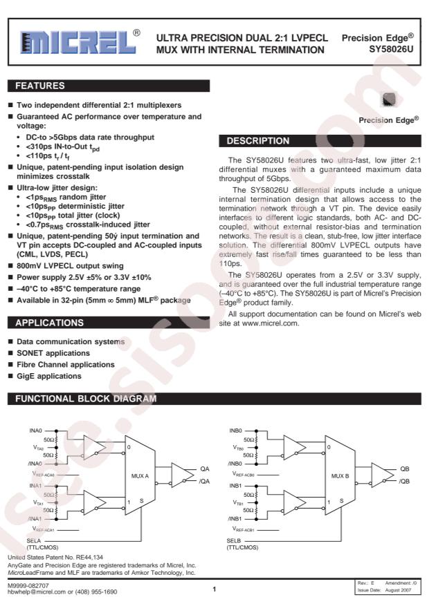 SY58026UMG-TR