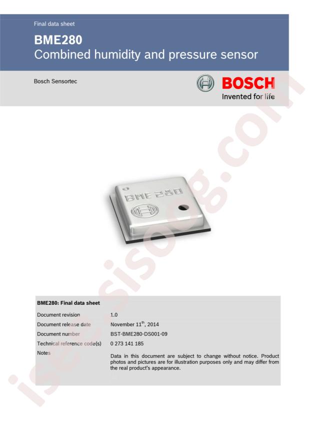 BME280 Environmental Sensor