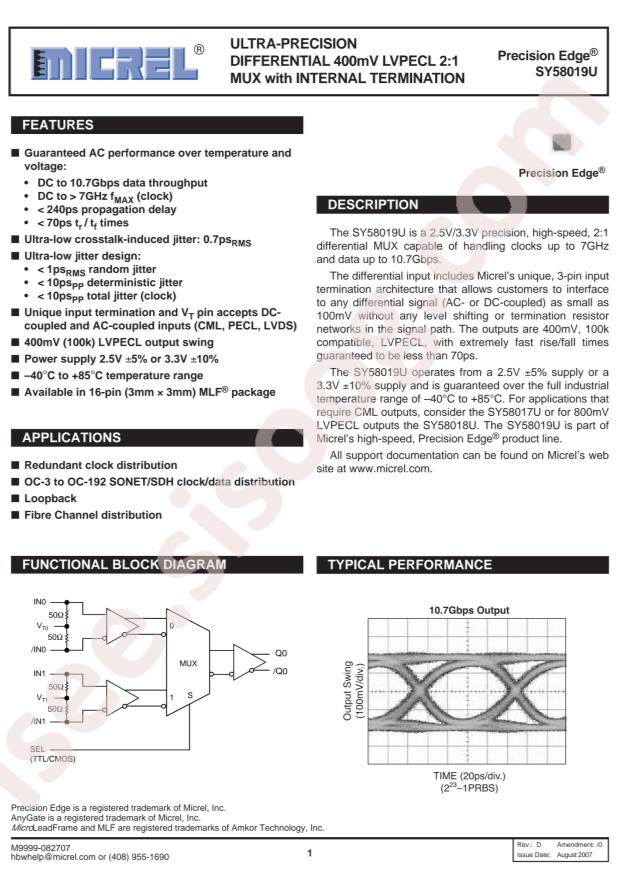 SY58019UMG-TR