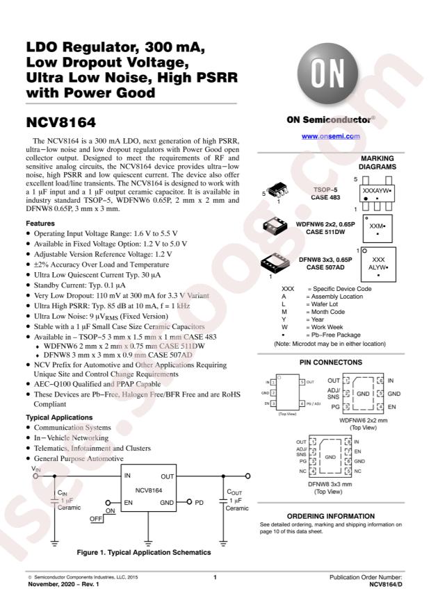 NCV8164AML300TCG