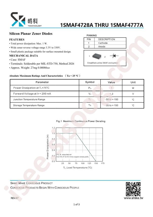 1SMAF4733A