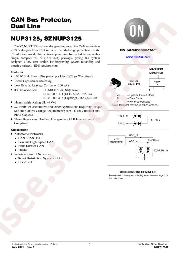 SZNUP3125WTT1G