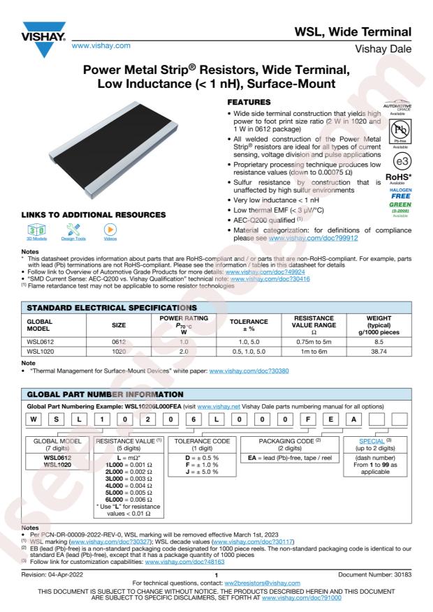 WSL10205L000FEA