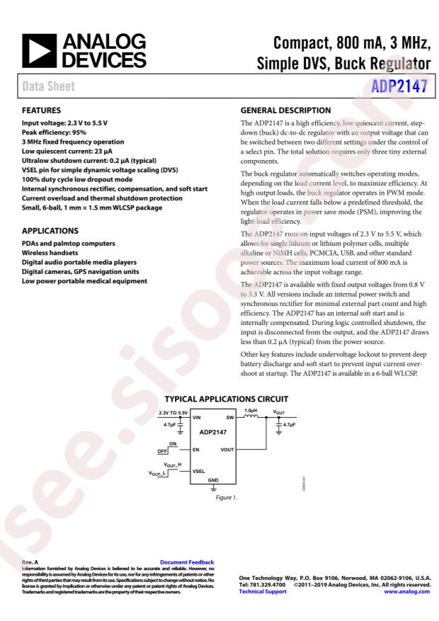 ADP2147ACBZ-170-R7