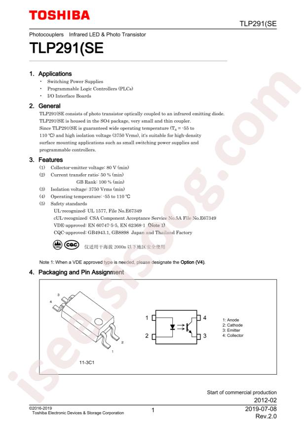 TLP291(YH-TP,SE