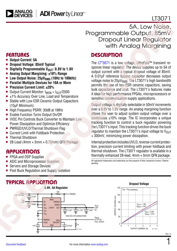 LT3071IUFD#PBF