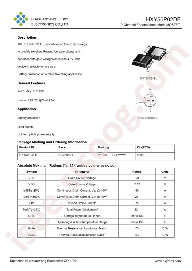 HXY50P02DF