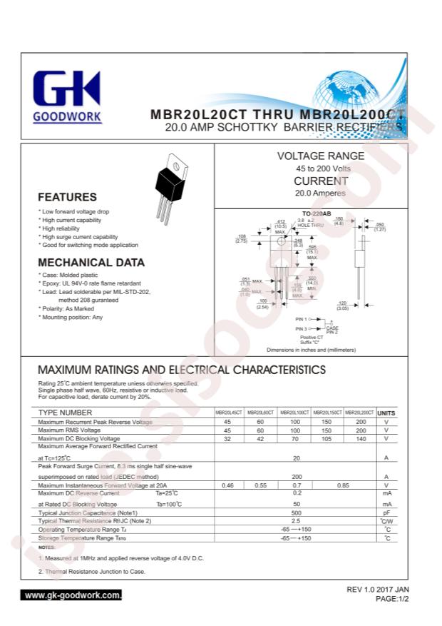 MBR20L150CT
