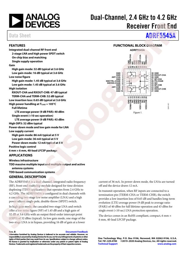 ADRF5545ABCPZN-RL