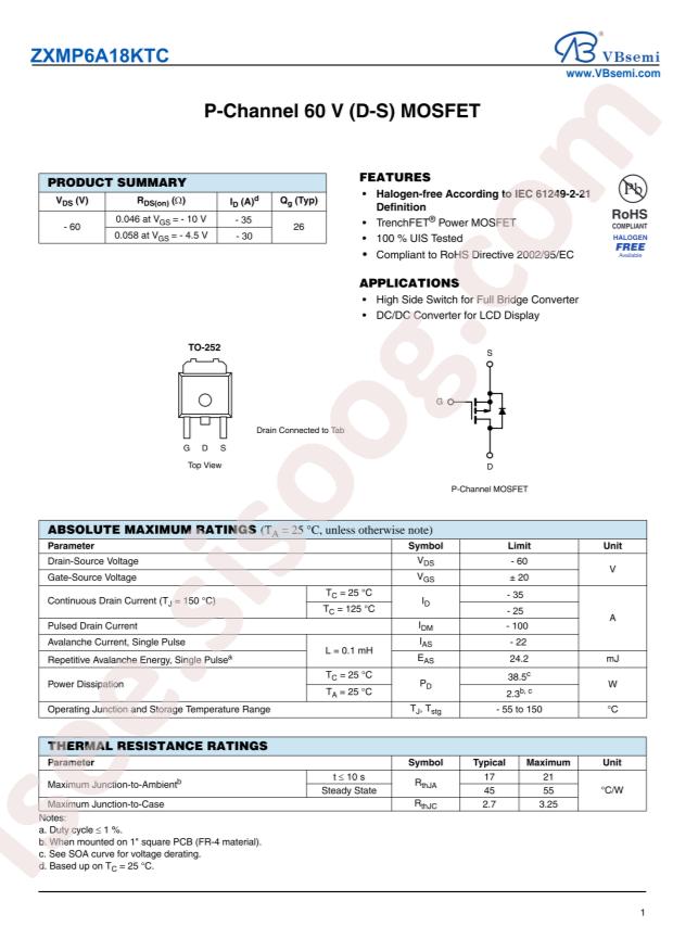 ZXMP6A18KTC-VB