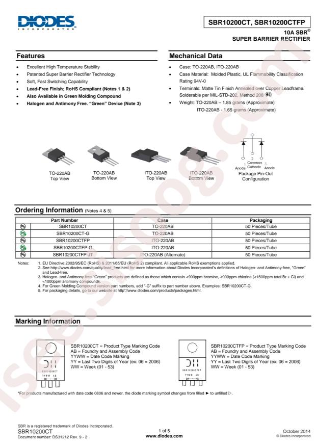 SBR10200CTFP