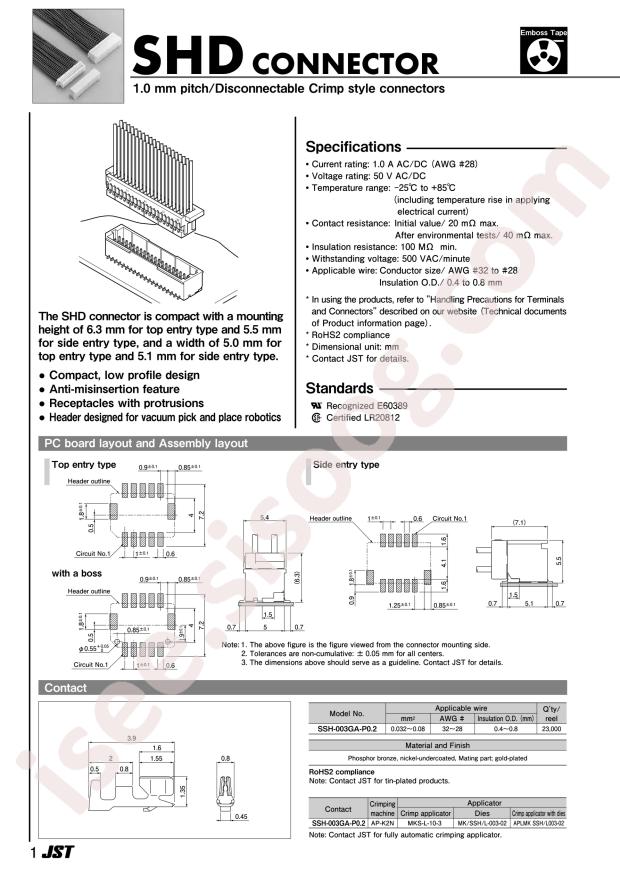 SSH-003GA-P0.2-H