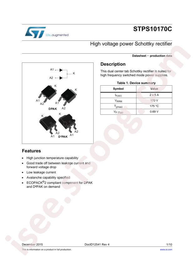 STPS10170CB-TR