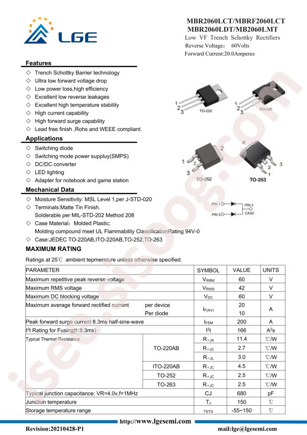 MBRF2060LCT