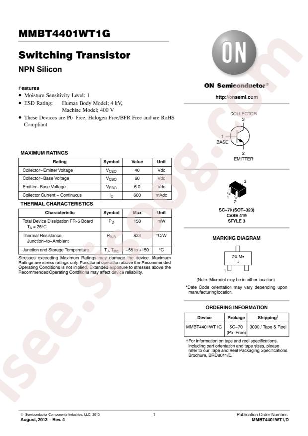 MMBT4401WT1G