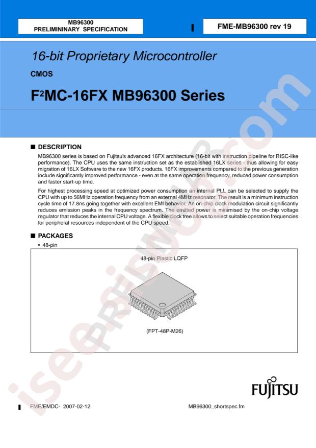 MB96F348TSAPMC-GSE2