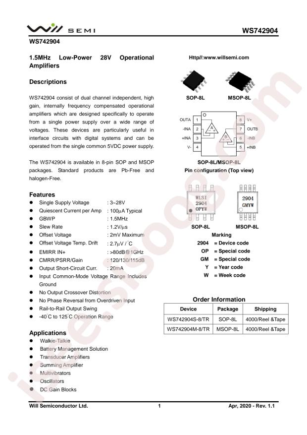 WS742904M-8/TR