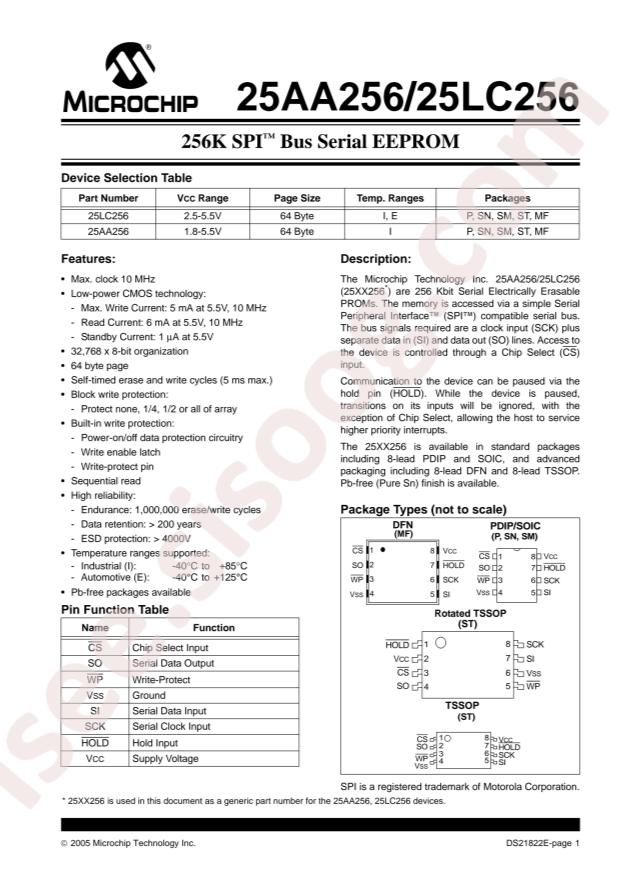 25LC256-I/SM