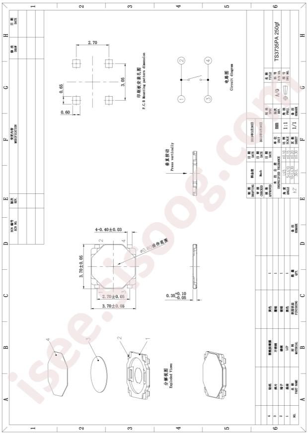 TS3735PA 250gf