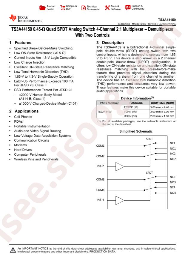 TS3A44159PWR