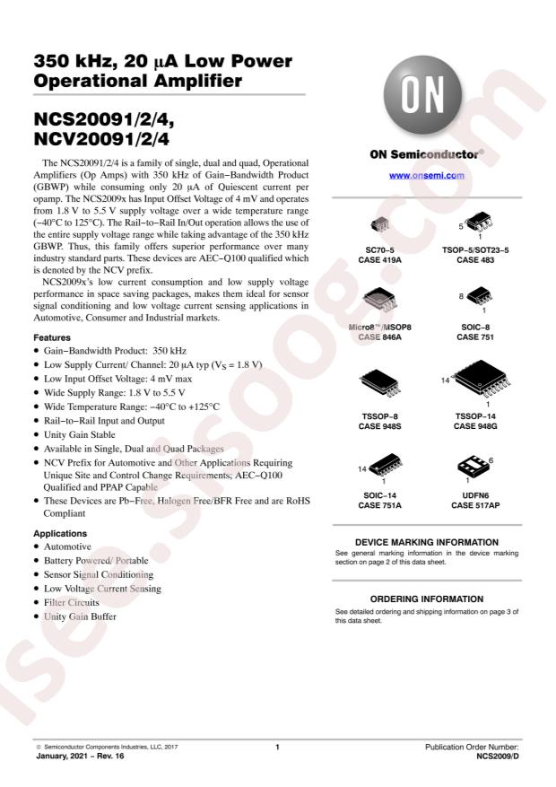 NCS20092DMR2G