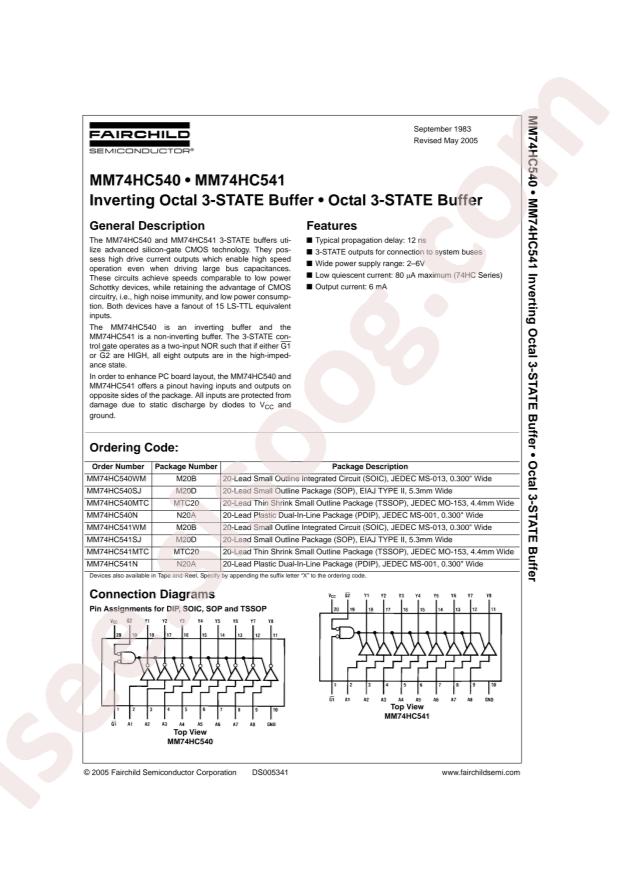 MM74HC541WMX