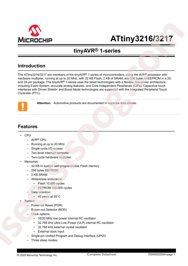 ATTINY3217-MN